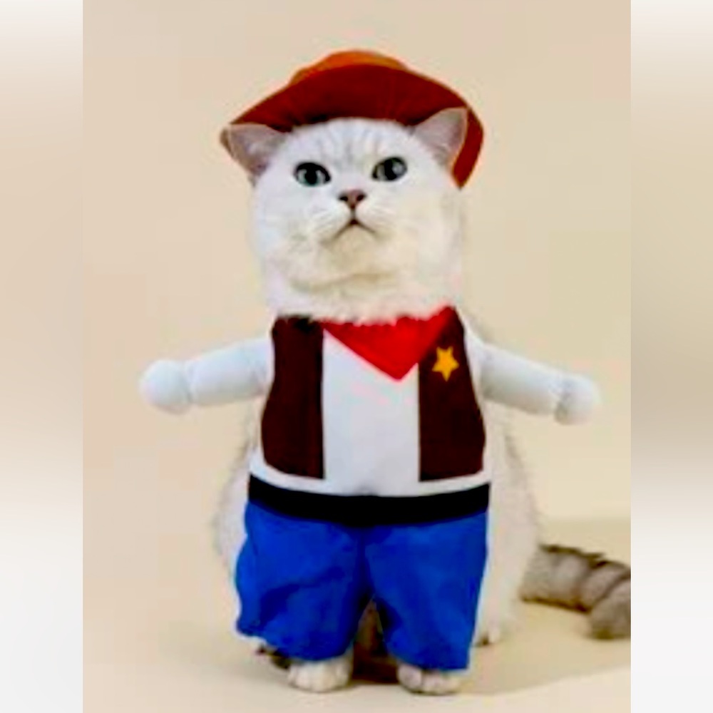Dog / cat Cowboy Halloween Costume New